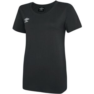 Umbro Womens/ladies Club Leisure T-Shirt (Black/white) Cotton - Size Large Umbro Womens/ladies Club Leisure T-Shirt (Black/white) Cotton - Size Large
