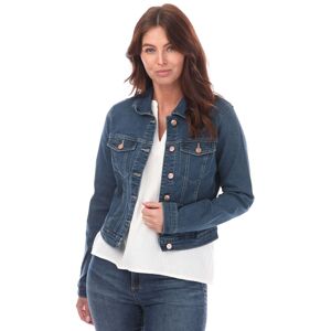 Vero Moda Womens Luna Denim Jacket In - Blue Cotton - Size 8 Uk Vero Moda Womens Luna Denim Jacket In - Blue Cotton - Size 8 Uk