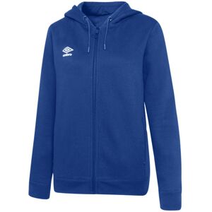Umbro Women's Royal Blue/White Full Zip Hoodie - Hoodie Umbro Women's Royal Blue/White Full Zip Hoodie - Hoodie