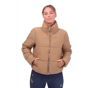 Only Womens Dolly Short Puffer Jacket In Beige - Size 16 Uk Only Womens Dolly Short Puffer Jacket In Beige - Size 16 Uk