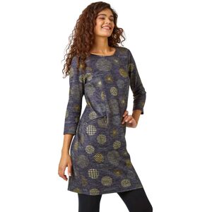 Roman Womens Spot Print Shift Stretch Dress - Lime Green - Size 20 Uk Roman Womens Spot Print Shift Stretch Dress - Lime Green - Size 20 Uk