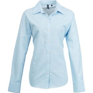 Premier Womens/ladies Signature Oxford Long Sleeve Work Shirt (Light Blue) - Size 26 Uk Premier Womens/ladies Signature Oxford Long Sleeve Work Shirt (Light Blue) - Size 26 Uk