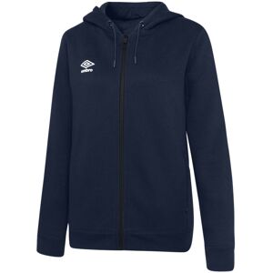 Umbro Womens/ladies Club Leisure Full Zip Hoodie (Navy/white) - Size Small Umbro Womens/ladies Club Leisure Full Zip Hoodie (Navy/white) - Size Small