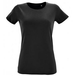 Sols Womens/ladies Regent Fit Short Sleeve T-Shirt (Deep Black) - Multicolour - Size Medium Sols Womens/ladies Regent Fit Short Sleeve T-Shirt (Deep Black) - Multicolour - Size Medium
