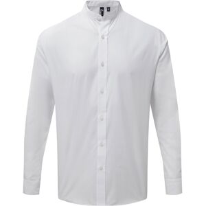Premier Adults Unisex Long Sleeve Grandad Shirt (White) - Size 3xl Premier Adults Unisex Long Sleeve Grandad Shirt (White) - Size 3xl