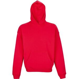 Sols Unisex Adult Connor Organic Oversized Hoodie (Bright Red) Cotton - Size Medium Sols Unisex Adult Connor Organic Oversized Hoodie (Bright Red) Cotton - Size Medium