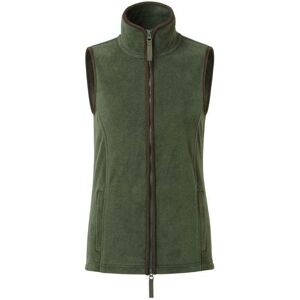 Premier Womens/ladies Artisan Fleece Gilet (Moss Green/brown) - Size X-Large Premier Womens/ladies Artisan Fleece Gilet (Moss Green/brown) - Size X-Large