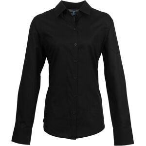 Premier Womens/ladies Signature Oxford Long Sleeve Work Shirt (Black) - Size 22 Uk Premier Womens/ladies Signature Oxford Long Sleeve Work Shirt (Black) - Size 22 Uk
