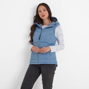Tog24 Calvo Womens Padded Gilet Misty Blue Polyamide - Size 24 Uk Tog24 Calvo Womens Padded Gilet Misty Blue Polyamide - Size 24 Uk