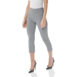 Roman Womens Cropped Stretch Trouser - Light Grey - Size 18 Uk Roman Womens Cropped Stretch Trouser - Light Grey - Size 18 Uk