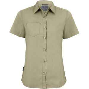 Craghoppers Womens/ladies Expert Kiwi Short-Sleeved Shirt (Pebble Brown) - Brown/green - Size 18 Uk Craghoppers Womens/ladies Expert Kiwi Short-Sleeved Shirt (Pebble Brown) - Brown/green - Size 18 Uk
