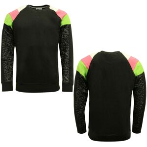 Reebok Womens Rr Crew Neck Sweatshirt Jumper Jacket Black S01460 A46a Textile - Size Medium Reebok Womens Rr Crew Neck Sweatshirt Jumper Jacket Black S01460 A46a Textile - Size Medium