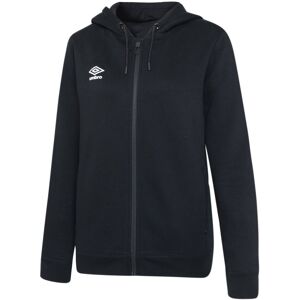 Umbro Womens/ladies Club Leisure Full Zip Hoodie (Black/white) - Size X-Small Umbro Womens/ladies Club Leisure Full Zip Hoodie (Black/white) - Size X-Small