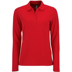 Sols Womens/Ladies Perfect Long Sleeve Pique Polo Shirt - Polo Shirt Sols Womens/Ladies Perfect Long Sleeve Pique Polo Shirt - Polo Shirt