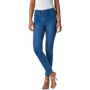 Roman Womens Elastic Waist 31" Denim Stretch Jegging - Blue - Size 18 Uk Roman Womens Elastic Waist 31" Denim Stretch Jegging - Blue - Size 18 Uk