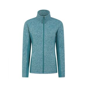 Mountain Warehouse Womens/ladies Idris Panelled Fleece Jacket (Teal) - Size 22 Uk