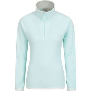 Mountain Warehouse Womens/ladies Montana Half Zip Fleece Top (Mint) - Size 22 Uk