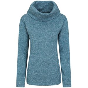 Mountain Warehouse Womens/ladies Cowl Neck Fleece Top (Teal) - Size 22 Uk