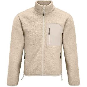 Sols Unisex Adult Fury Sherpa Fleece Jacket (Shear Beige/beige) - Size 3xl Sols Unisex Adult Fury Sherpa Fleece Jacket (Shear Beige/beige) - Size 3xl