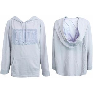 Puma Rihanna Fenty Fleece Off Shoulder Womens Hooded Sweatshirt - Blue - Size 10 UK Puma Rihanna Fenty Fleece Off Shoulder Womens Hooded Sweatshirt - Blue - Size 10 UK