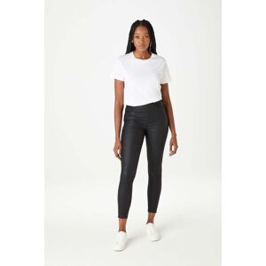 Urban Bliss Womens Black Coated Jegging - Size 12 Uk Urban Bliss Womens Black Coated Jegging - Size 12 Uk