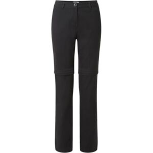 Craghoppers Womens/ladies Kiwi Pro Ii Convertible Trousers (Black) - Size 20 Long Craghoppers Womens/ladies Kiwi Pro Ii Convertible Trousers (Black) - Size 20 Long