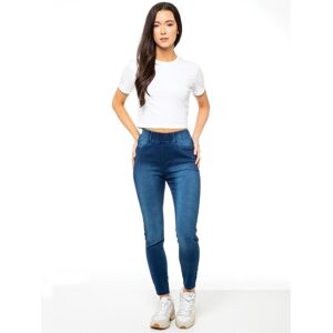 Enzo Womens Skinny Jeggings - Blue Cotton - Size 16 Regular Enzo Womens Skinny Jeggings - Blue Cotton - Size 16 Regular