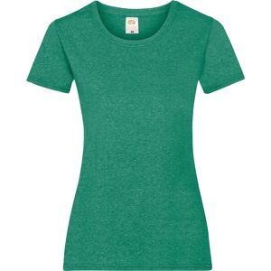 Fruit Of The Loom Ladies/womens Lady-Fit Valueweight Short Sleeve T-Shirt (Pack Of 5) (Retro Heather Green) - Multicolour Cotton - Size X-Large Fruit Of The Loom Ladies/womens Lady-Fit Valueweight Short Sleeve T-Shirt (Pack Of 5) (Retro Heather Green) - Multicolour Cotton - Size X-Large
