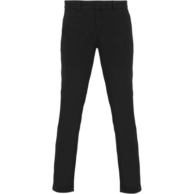 Asquith & Fox Womens/ladies Casual Chino Trousers (Black) - Size Large Asquith & Fox Womens/ladies Casual Chino Trousers (Black) - Size Large