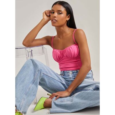 Pink Vanilla Womens Corset Seam Detail Bodysuit - Size 6 Uk Pink Vanilla Womens Corset Seam Detail Bodysuit - Size 6 Uk