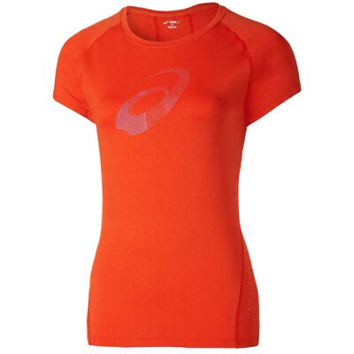 Asics Motion Dry Womens Orange Top - Size XS Asics Motion Dry Womens Orange Top - Size XS
