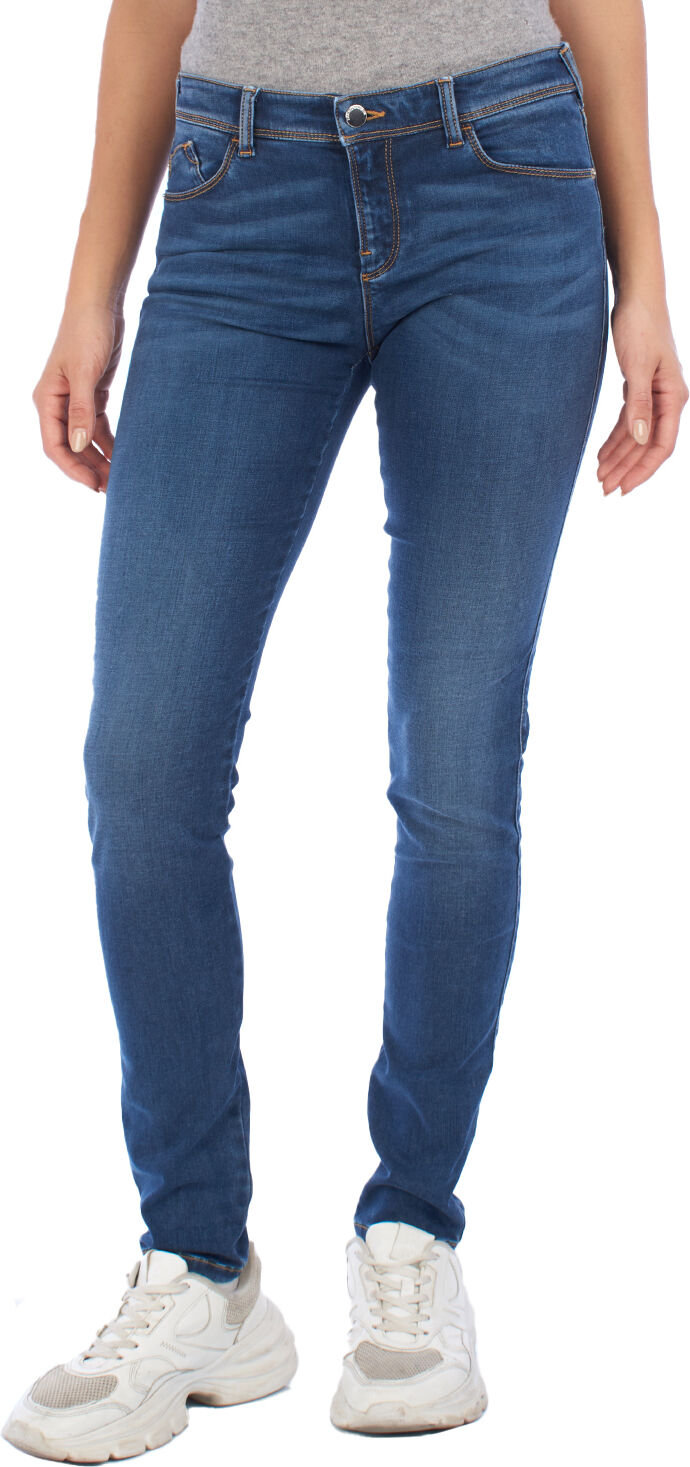 Emporio Armani Womens Skinny Jeans Mid Rise 3k2j28 Women - Blue - Size 37 (Waist)