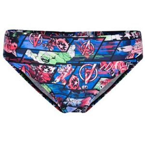 Speedo Childrens Unisex Marvel Avengers All Over Print Boys Swim Briefs 8 04285c701 - Multicolour Polyamide - Size 9-10y