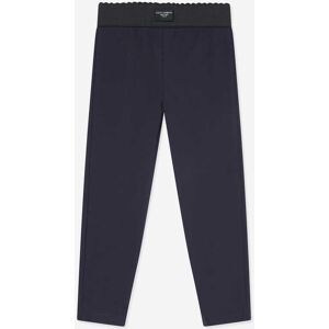 Dolce & Gabbana Girls Logo Leggings In Navy - Blue - Size 12y