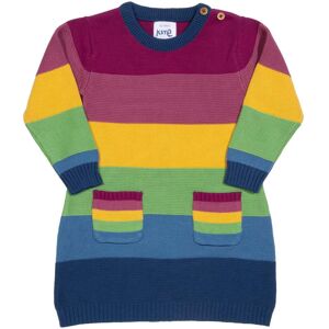 Kite Clothing Girls Rainbow Knit Dress - Multicolour Cotton - Size 6-9m