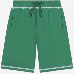 Dolce & Gabbana Boys Logo Bermuda Shorts In Green - Size 8y