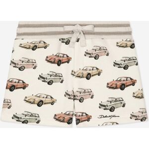 Dolce & Gabbana Baby Boys Car Print Shorts In Ivory - Size 6-9m