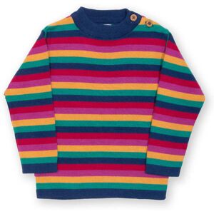 Kite Clothing Girls Rainbow Stripe Jumper - Multicolour Organic Cotton - Size 9-12m