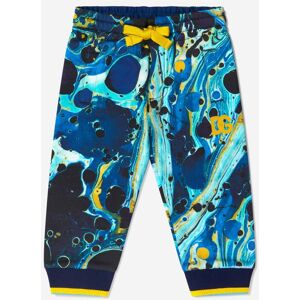 Dolce & Gabbana Kids Baby Boys Cotton Marble Print Joggers - Multicolour - Size 18-24m