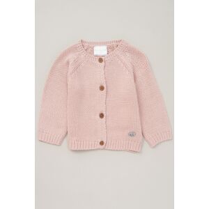 Rock A Bye Baby Girls Cotton Knit Cardigan - Pink - Size 6-12m