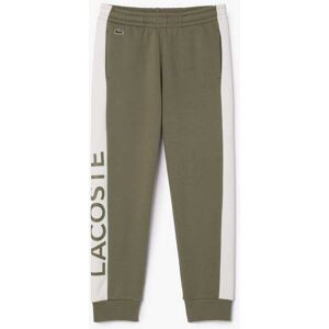 Lacoste Boys Boy'S Juniors Printed Fleece Sweatpants In Green Cotton - Size 10y