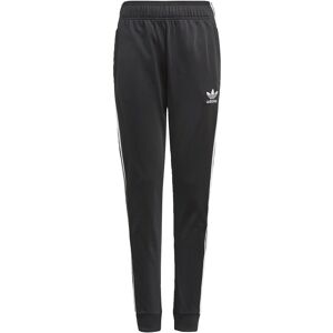 Adidas Originals Childrens Unisex Adicolor Sst Track Pants - Black/white Recycled Material - Size 7-8y