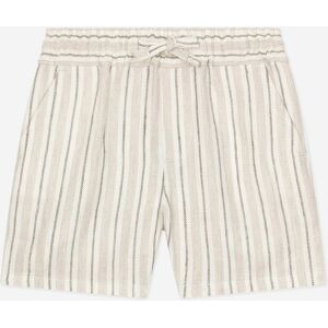 Dolce & Gabbana Baby Boys Striped Linen Shorts In Ivory - Size 12-18m