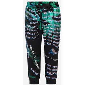 Dolce & Gabbana Kids Boys Trousers - Black Cotton - Size 6y