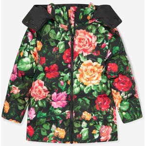 Dolce & Gabbana Girls Down Padded Rose Jacket In Multicolour - Size 14y