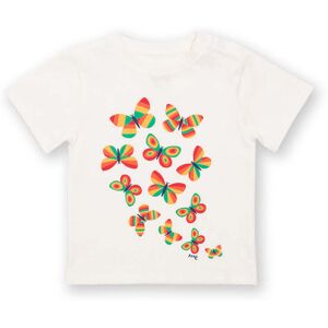Kite Clothing Kids Unisex Butterflies T-Shirt - Cream - Size 3-6m