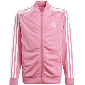 Adidas Originals Girls Girl'S Juniors Adicolor Sst Track Jacket In Pink Material_polyester - Size 13-14y