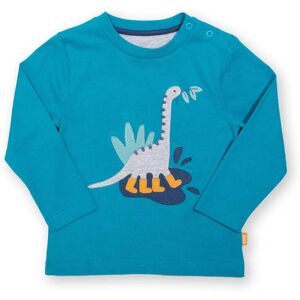Kite Clothing Boys Dino Journey T-Shirt - Blue Organic Cotton - Size 6-9m