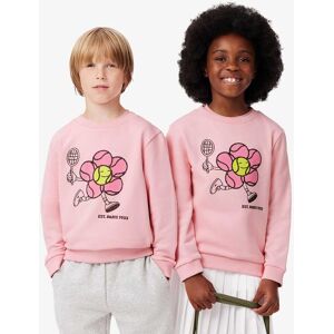 Lacoste Boys Boy'S Juniors Printed Crewneck Sweatshirt In Pink Cotton - Size 12y