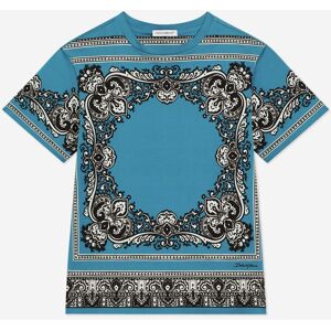 Dolce & Gabbana Boys Bandana Print T-Shirt In Blue - Size 3y
